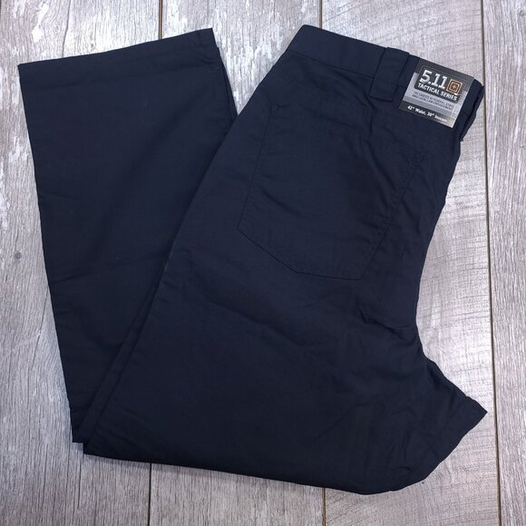 5.11 Tactical Pants Mens 42x30 Navy Taclite Ripstop Jean Cut Mid Rise Straight - Picture 1 of 9